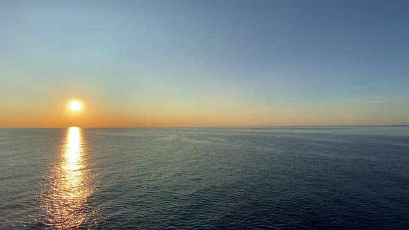Beautiful Summer Sunrise over the sea