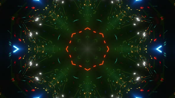 Kaleidoscope video background for VJ