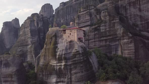 Monastery on the rocks of Meteora