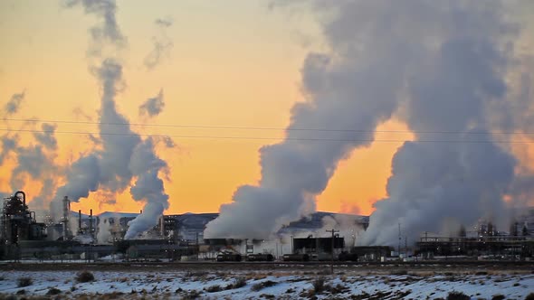 Distant Smoke Stacks