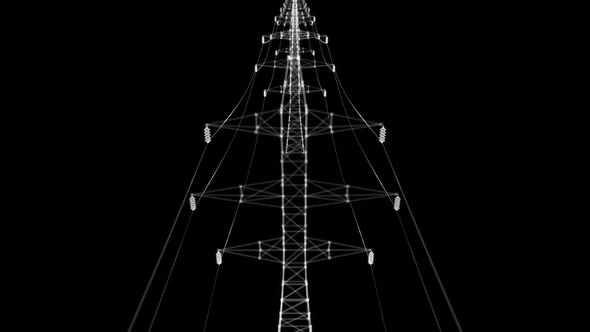 High Voltage Electric Towers Hologram alt