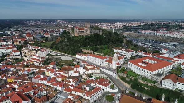 Medieval Templar Knights Castle in Leiria