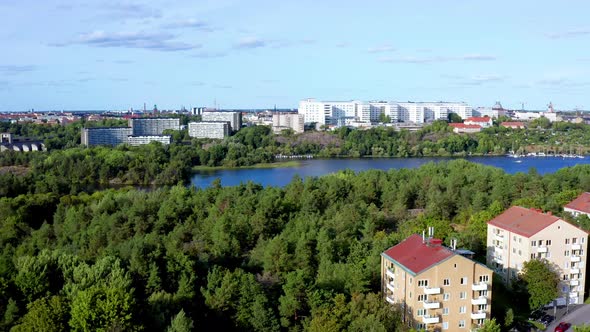 Lake in South of Stockholm, Sweden, Scandinavia