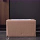 Closeup of Contactless Delivery of Internet Ordered Goods Cardboard Box Package on the Door Step - VideoHive Item for Sale