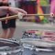 Slow motion marching band drums close up - VideoHive Item for Sale