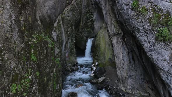 Canyon And Waterfall