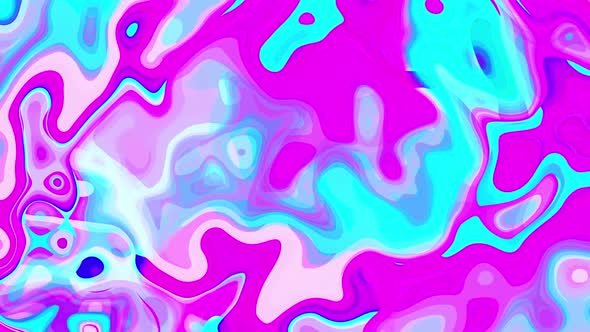 Abstract pink and blue color trendy liquid wavy background.