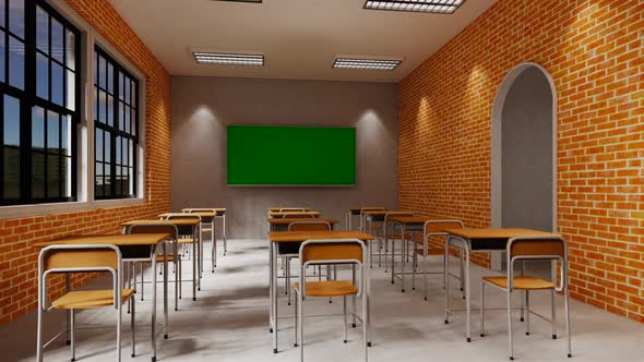 New normal classroom and spacing of tables