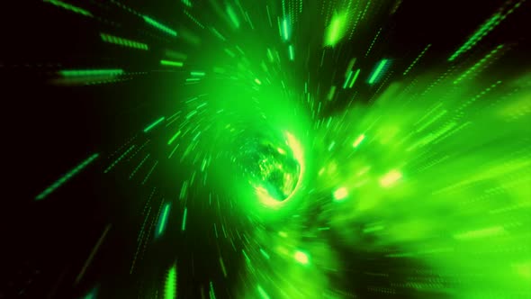 Vortex Wormhole Green Loop