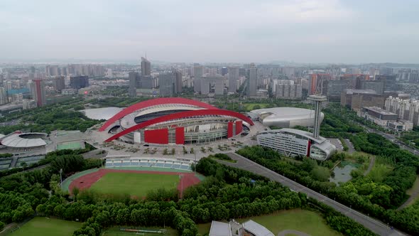 Nanjing City, Jiangsu Province, urban construction landscape