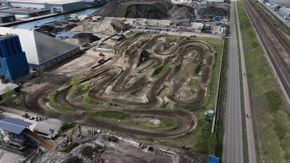 Motorcross Racing Dirt Track