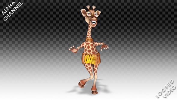 Cartoon Giraffe - Catchy Dance alt