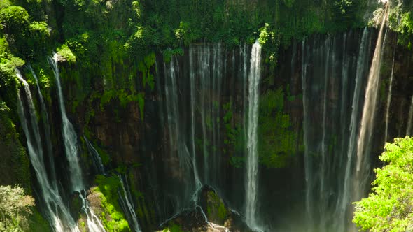 Waterfall Coban Sewu Java Indonesia