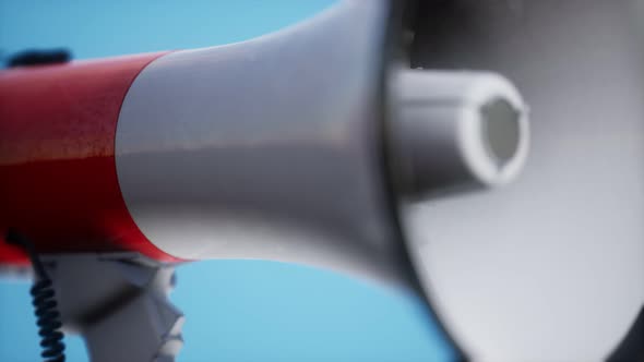 Retro Electric Speaker Megaphone