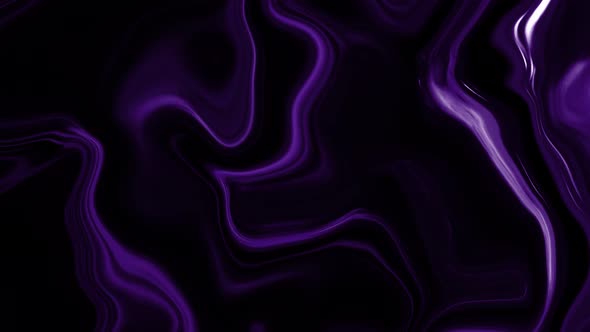 Abstract Purple Dark Marble Liquid Animated Background
