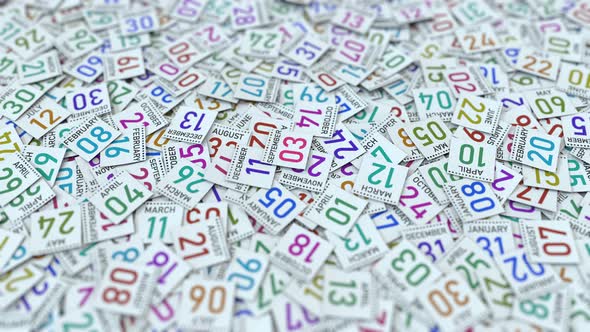 September 3 Date on Calendar Leaf Among Other Leaves alt