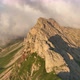 Sunrise in the Dolomites mountains with fog and mist - VideoHive Item for Sale