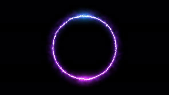 Glow Neon Circle Light Loop