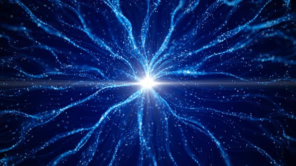 Elegant Magic Particle Background 4k 02