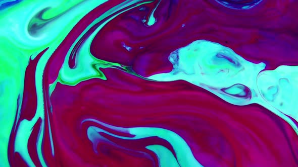 Psychedelic Surface Moving Surface Liquid Paint Background Texture Video