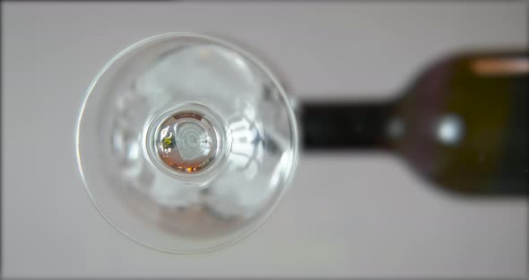 Pour Wine in Empty Glass