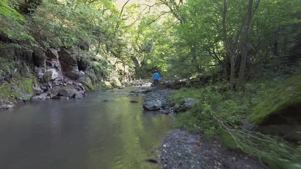 Fishing In Wide River