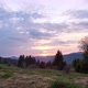 Sunset on a Cloudy Spring Day Natural Scenery in the Forest on the Meadow - VideoHive Item for Sale