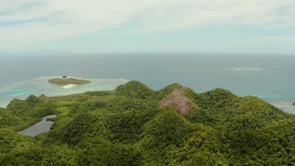 Tropical Islands in the Philippinesaerial View