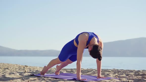 Yoga Girl On Sunrise 8