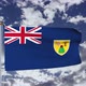 Turks And Caicos Islands Flag Waving - VideoHive Item for Sale