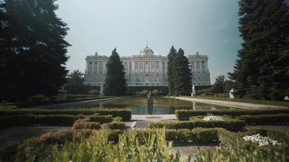 Exterior view of Madrid Royal Palace