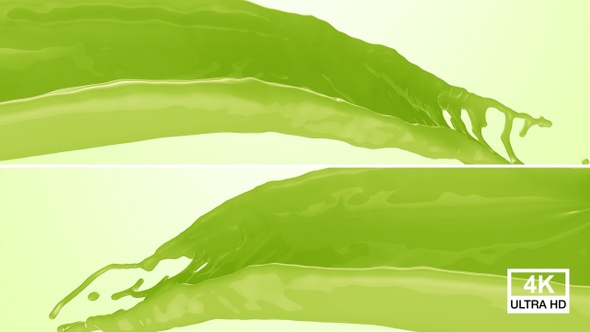 Pouring Kiwi Fruit Juice 4K alt