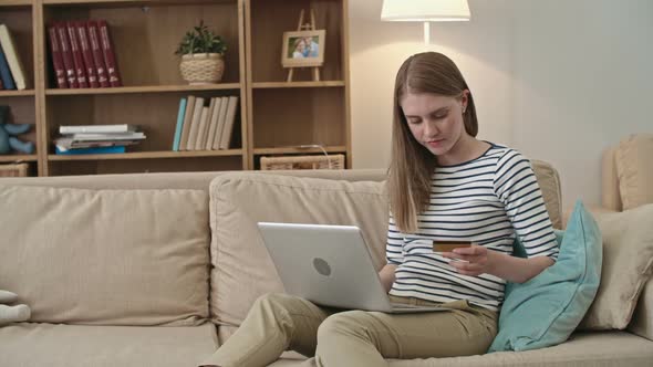 Woman Buying Goods Online