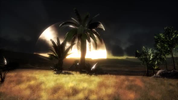 Sunset at Sand Dunes alt