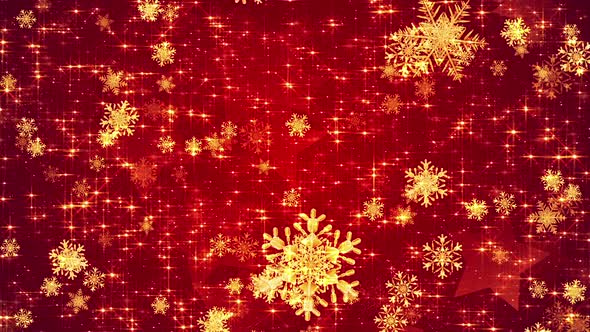 Magic Yellow Snowflakes