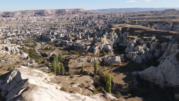 Aerial View Cappadocia Landscape