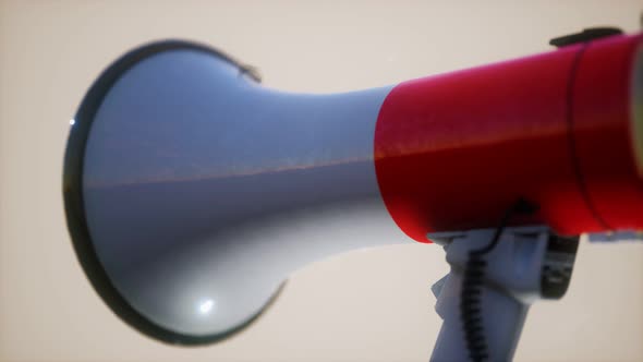 Retro Electric Speaker Megaphone