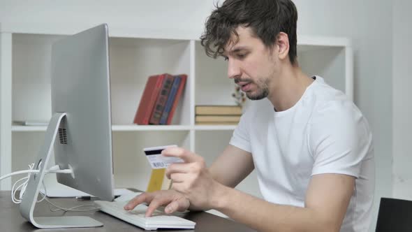 Online Shopping Failure Reaction By Creative Man Online Banking