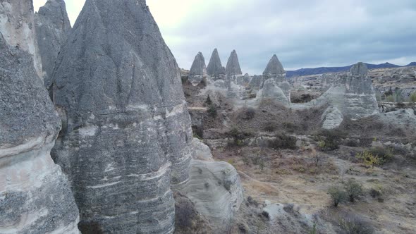 Aerial View Cappadocia Landscape