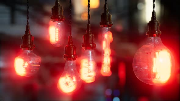 Old Retro Vintage Incandescent Light Bulb alt