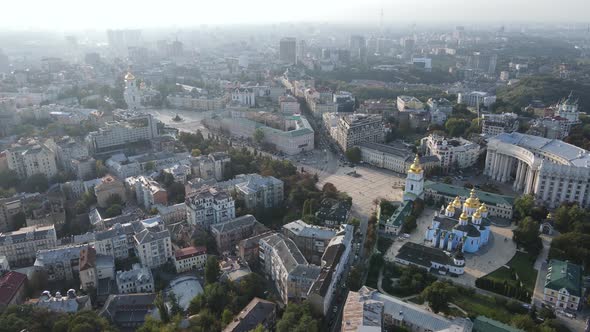 Kyiv - the Capital of Ukraine. Aerial View. Kiev