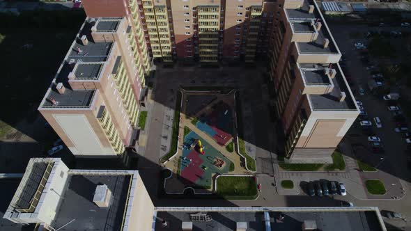 Courtyard of a Multistorey Residential Building