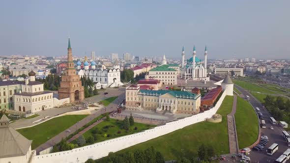 Kazan Kremlin with the Kul-Sharif Mosque