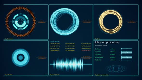 Hi-tech user interface display