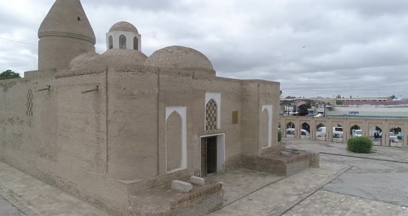 Historic Bukhara City of Uzbekistan. Chashma-Ayub Mausoleum