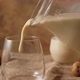 Potato Milk Alternative Non Dairy Drink in Glass - VideoHive Item for Sale