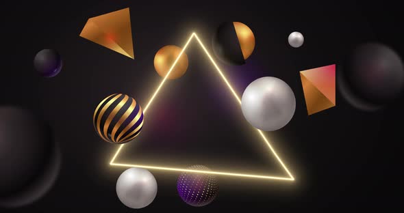 Abstract 3D motion graphics