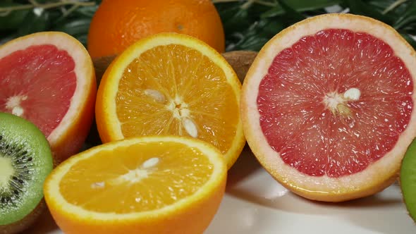 Colorful Citrus Fruit