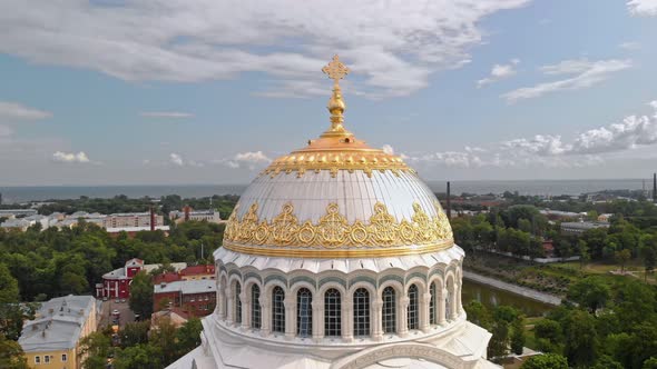 Drone View of the Saint Petersburg Attractions