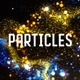 Gold and Blue Particles Trails - VideoHive Item for Sale